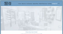 Desktop Screenshot of omaneyecare.com